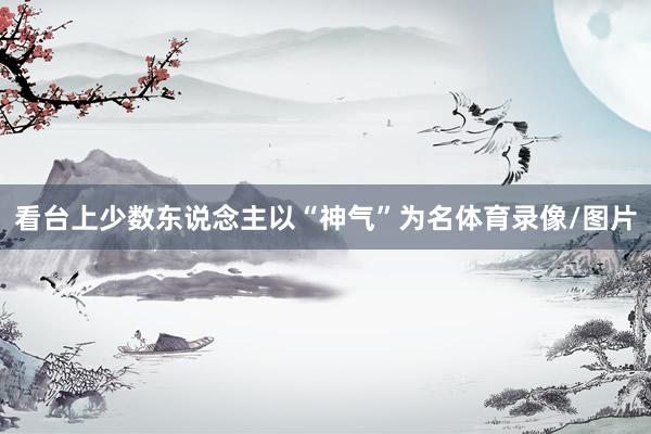 看台上少数东说念主以“神气”为名体育录像/图片
