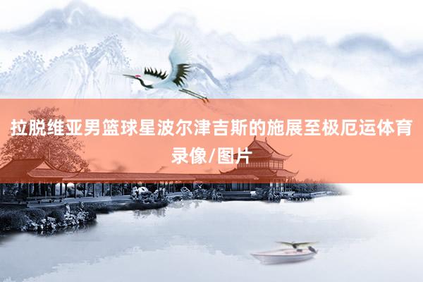 拉脱维亚男篮球星波尔津吉斯的施展至极厄运体育录像/图片