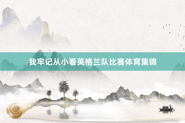 我牢记从小看英格兰队比赛体育集锦