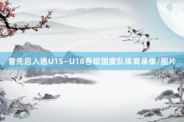 曾先后入选U15—U18各级国度队体育录像/图片