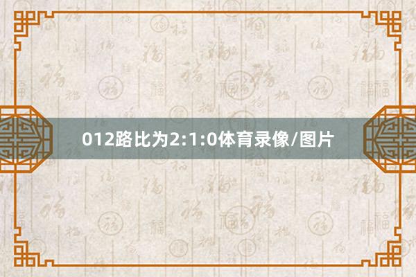 012路比为2:1:0体育录像/图片