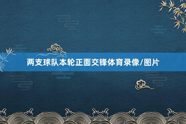 两支球队本轮正面交锋体育录像/图片