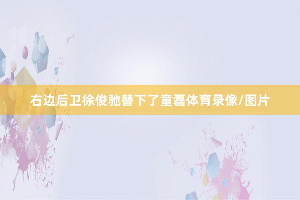 右边后卫徐俊驰替下了童磊体育录像/图片