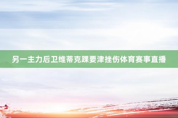 另一主力后卫维蒂克踝要津挫伤体育赛事直播